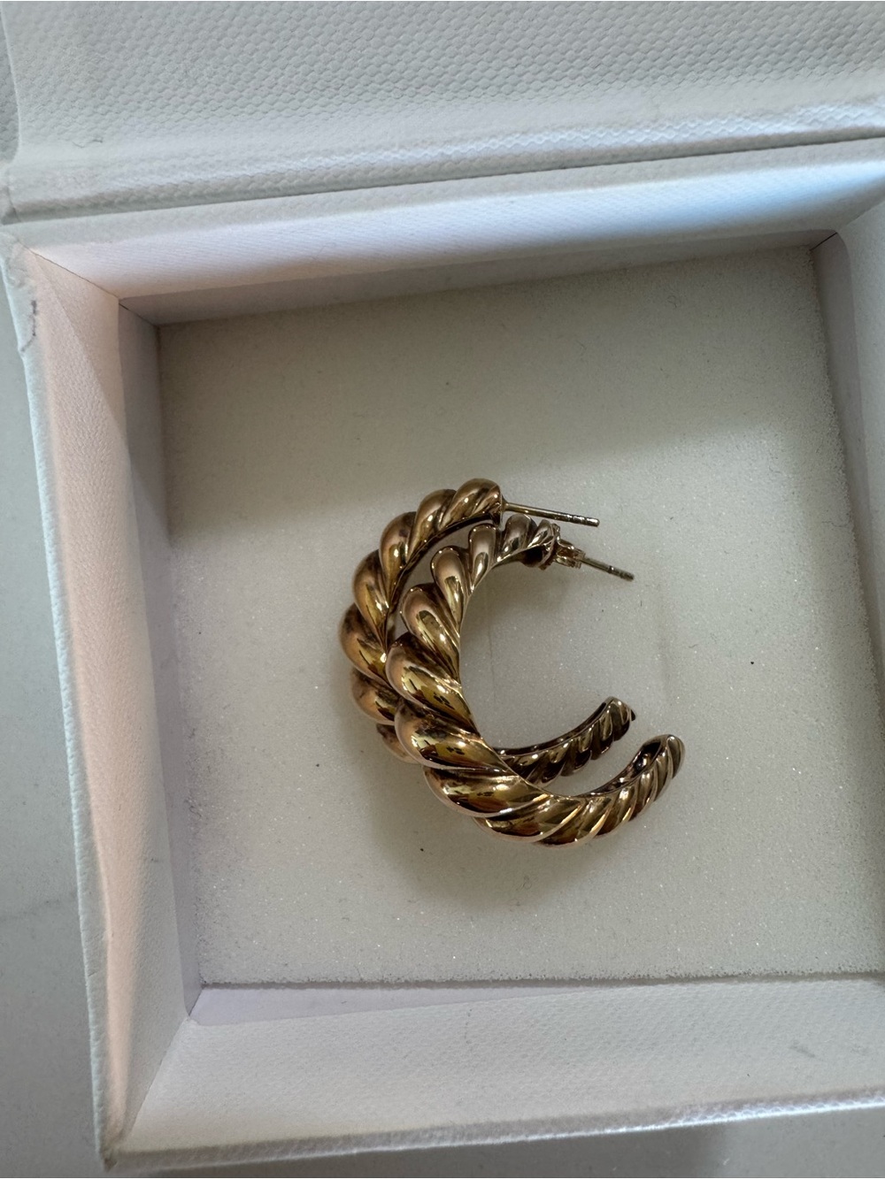 Mejuri Croissant Gold Earrings- 18k vermeil